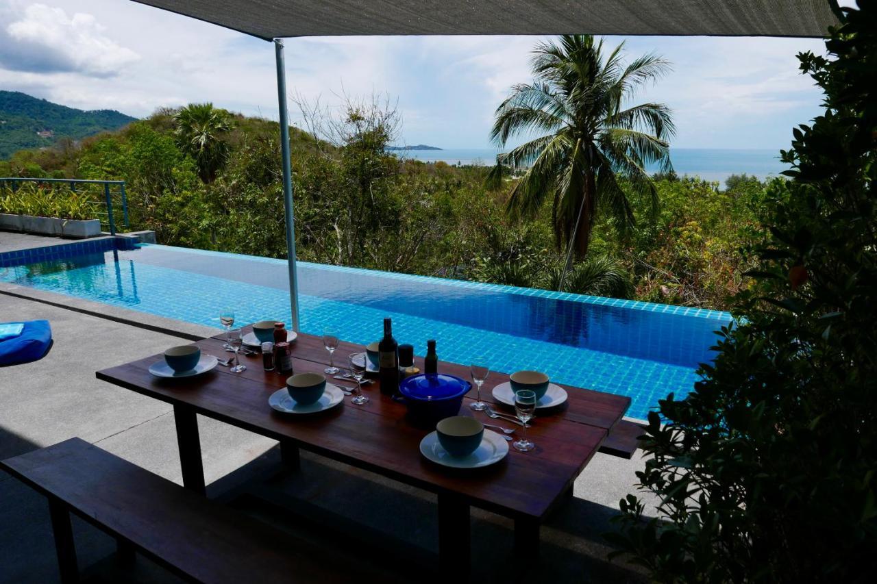Ko Samui Seaview Pool Villa Philippa With Car Laem Set Beach Exterior foto