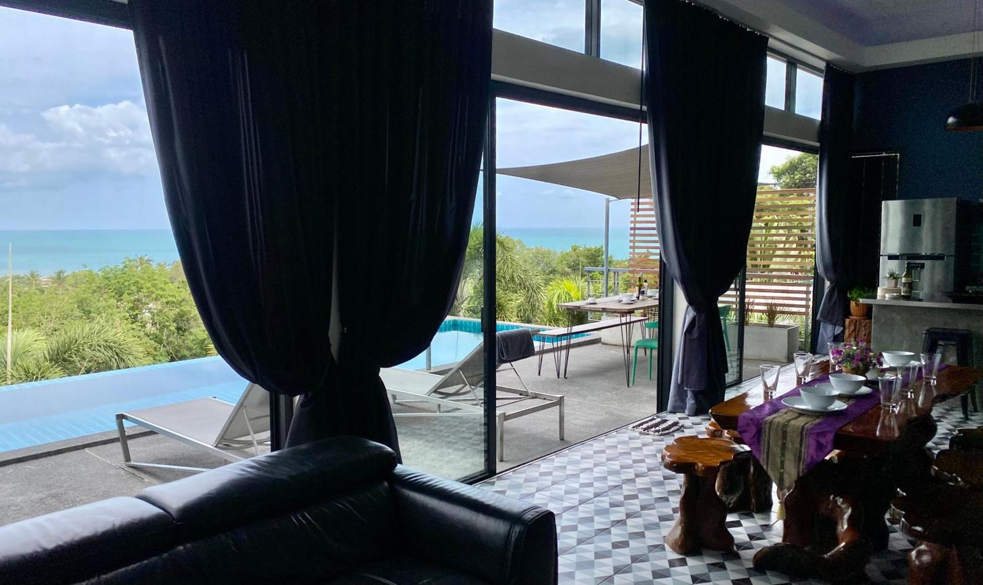 Ko Samui Seaview Pool Villa Philippa With Car Laem Set Beach Exterior foto