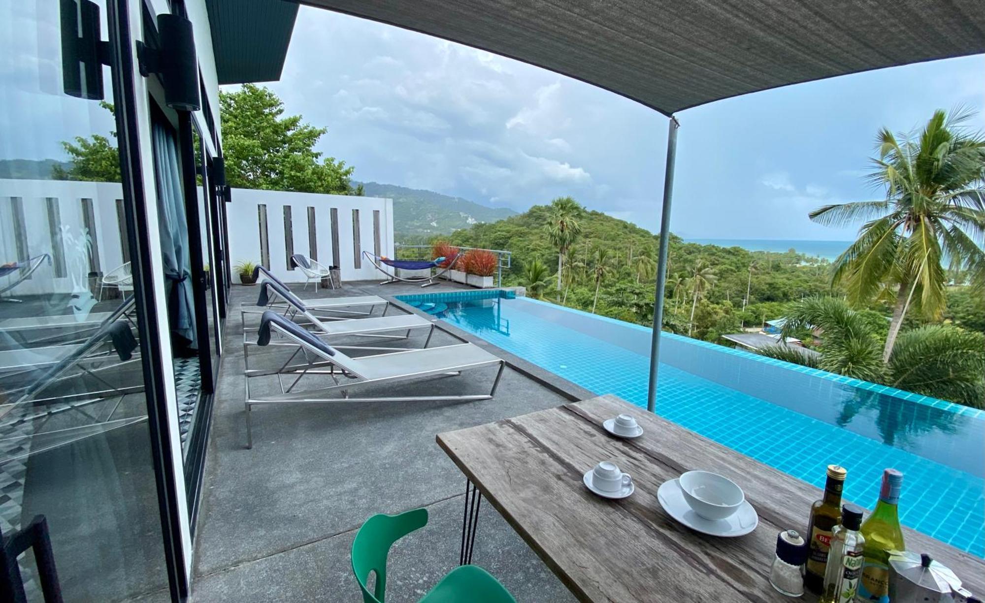 Ko Samui Seaview Pool Villa Philippa With Car Laem Set Beach Exterior foto