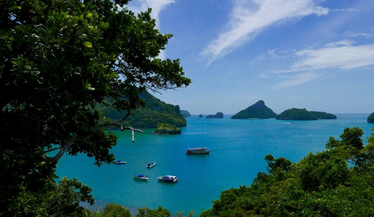 Ko Samui Seaview Pool Villa Philippa With Car Laem Set Beach Exterior foto